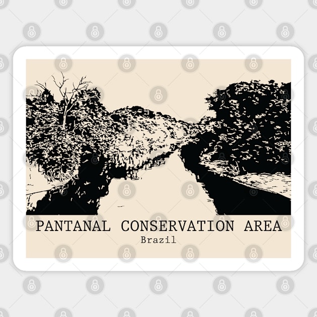 Pantanal Conservation Area - Brazil Magnet by Lakeric